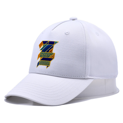 Cap Baseball Berstruktur Lima Panel Dengan Merek Logo yang Diukir