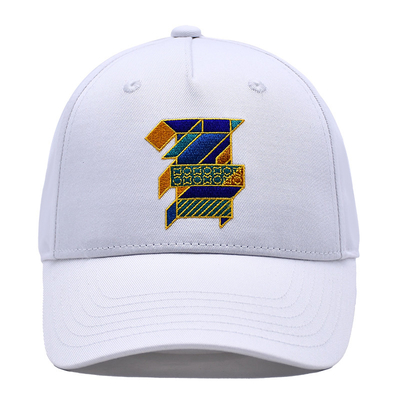 Cap Baseball Berstruktur Lima Panel Dengan Merek Logo yang Diukir