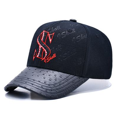 Tali yang dapat disesuaikan dan desain terstruktur 6 Panel Baseball Cap untuk personalisasi