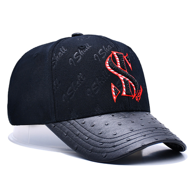 Tali yang dapat disesuaikan dan desain terstruktur 6 Panel Baseball Cap untuk personalisasi