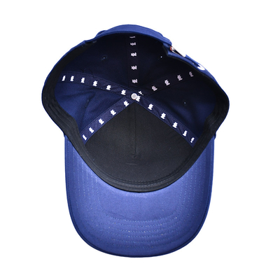 Topeng Baseball 5 Panel yang Bergaya Dalam Kain Katun Dengan Logo dan Jahitan yang Diukir
