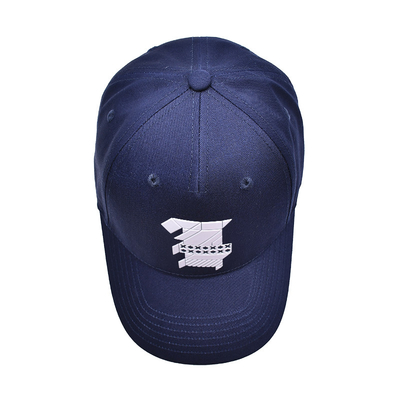 Topeng Baseball 5 Panel yang Bergaya Dalam Kain Katun Dengan Logo dan Jahitan yang Diukir