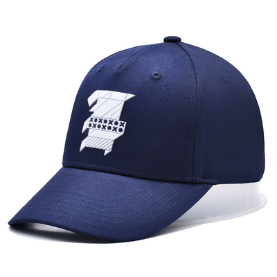 Topeng Baseball 5 Panel yang Bergaya Dalam Kain Katun Dengan Logo dan Jahitan yang Diukir