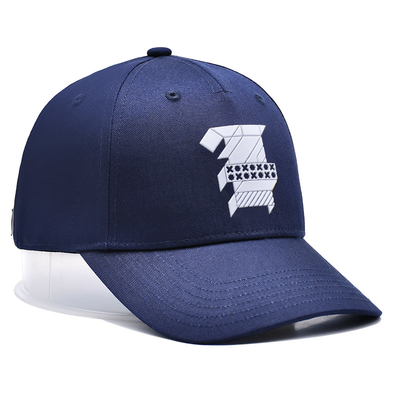 Topeng Baseball 5 Panel yang Bergaya Dalam Kain Katun Dengan Logo dan Jahitan yang Diukir