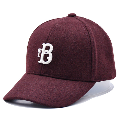 Profil tinggi 6 Panel Baseball Cap Dengan Penutupan Tali Adjustable Dan Koton Sweatband