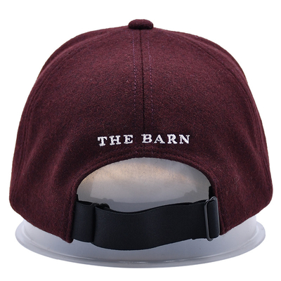 Profil tinggi 6 Panel Baseball Cap Dengan Penutupan Tali Adjustable Dan Koton Sweatband