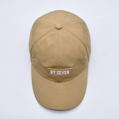 Pabrik Kualitas Profesional 6 Panel Baseball Cap Manufaktur Dengan Lapisan Karet
