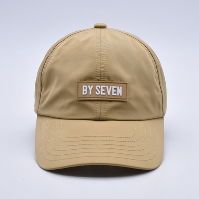 Pabrik Kualitas Profesional 6 Panel Baseball Cap Manufaktur Dengan Lapisan Karet