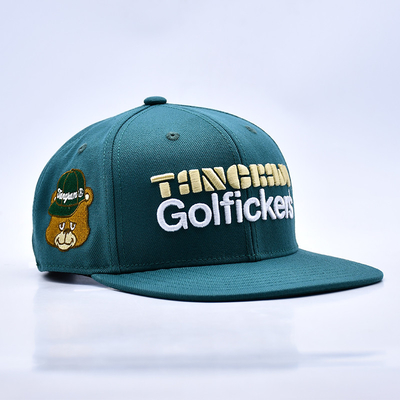 Logo bordir 3D Berkualitas 6 panel Snapback Hat Jual Hot
