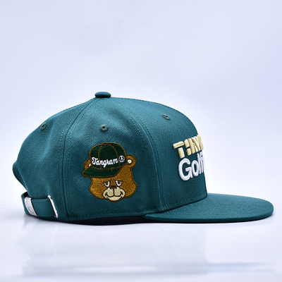 Logo bordir 3D Berkualitas 6 panel Snapback Hat Jual Hot