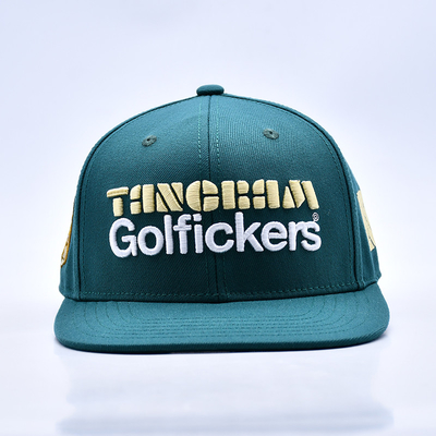 Logo bordir 3D Berkualitas 6 panel Snapback Hat Jual Hot