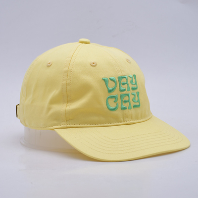 Menonjol Daya tahan Tinggi Flat Brim Snapback Topi Hitam Satu Ukuran Cocok untuk Semua