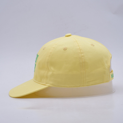 Menonjol Daya tahan Tinggi Flat Brim Snapback Topi Hitam Satu Ukuran Cocok untuk Semua