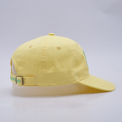 Menonjol Daya tahan Tinggi Flat Brim Snapback Topi Hitam Satu Ukuran Cocok untuk Semua