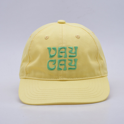 Menonjol Daya tahan Tinggi Flat Brim Snapback Topi Hitam Satu Ukuran Cocok untuk Semua