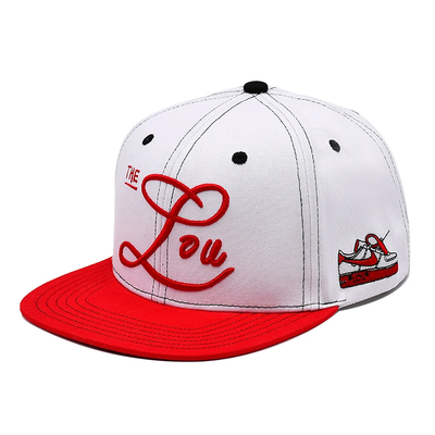 Performa yang awet dan stylish Topi Snapback Flat Brim dengan logo khusus