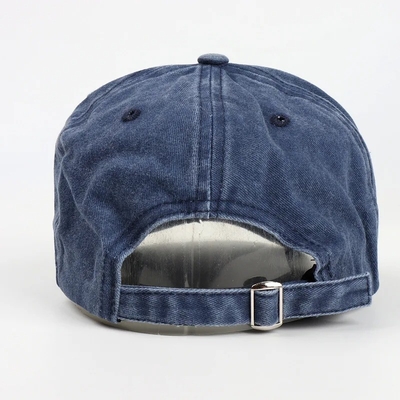 Diskon 6 Panel Baseball Cap Dengan Flat Brodery Curved Visor