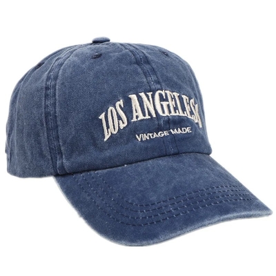 Diskon 6 Panel Baseball Cap Dengan Flat Brodery Curved Visor