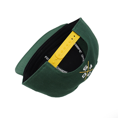 Topi Snapback Plastik Bernafas dengan Pintu Flat Struktural Dan Logo Bordir Khusus Warna Camo