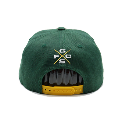 Topi Snapback Plastik Bernafas dengan Pintu Flat Struktural Dan Logo Bordir Khusus Warna Camo