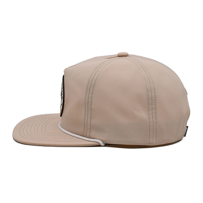 Cap Snapback Ringan Bernafas Dengan Penutupan Plastik Dan Patch Bordir