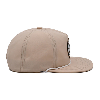 Cap Snapback Ringan Bernafas Dengan Penutupan Plastik Dan Patch Bordir