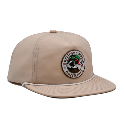 Cap Snapback Ringan Bernafas Dengan Penutupan Plastik Dan Patch Bordir