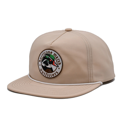 Cap Snapback Ringan Bernafas Dengan Penutupan Plastik Dan Patch Bordir