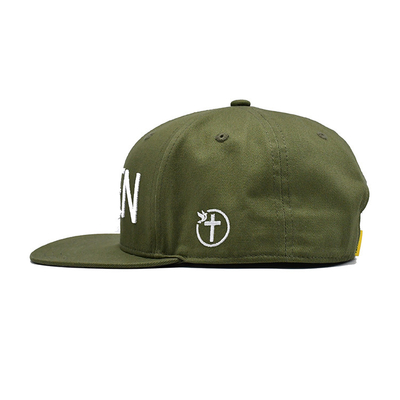 Logo yang disesuaikan dengan topi Snapback bersulam dengan kapas ringan
