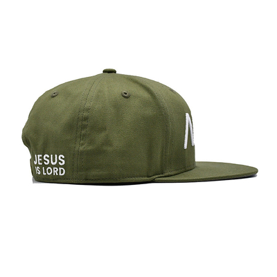 Logo yang disesuaikan dengan topi Snapback bersulam dengan kapas ringan
