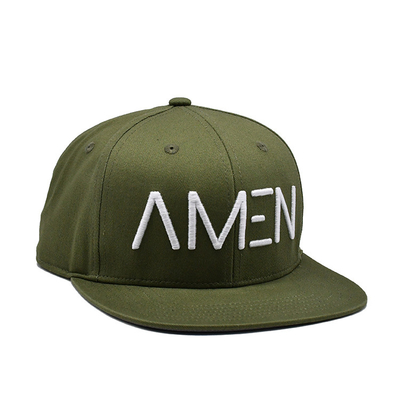Logo yang disesuaikan dengan topi Snapback bersulam dengan kapas ringan