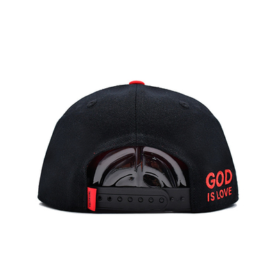 Topi Snapback dalam ukuran yang dapat disesuaikan dengan logo bordir 3D dan cetak pita dalaman Label tenunan