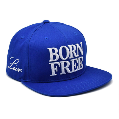 Topi Snapback Flat Brim yang Bernafas dengan Logo Bordir Khusus