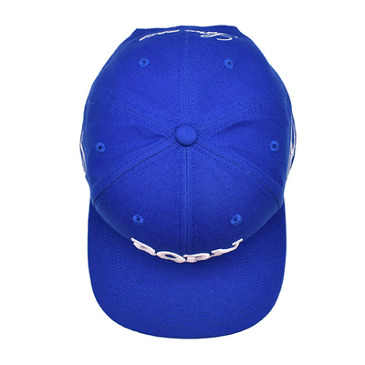 Topi Snapback Flat Brim yang Bernafas dengan Logo Bordir Khusus