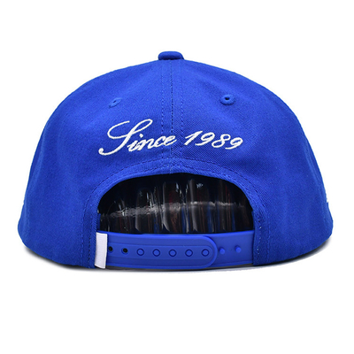 Topi Snapback Flat Brim yang Bernafas dengan Logo Bordir Khusus