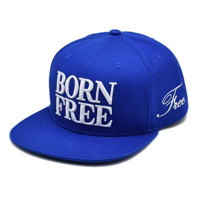 Topi Snapback Flat Brim yang Bernafas dengan Logo Bordir Khusus