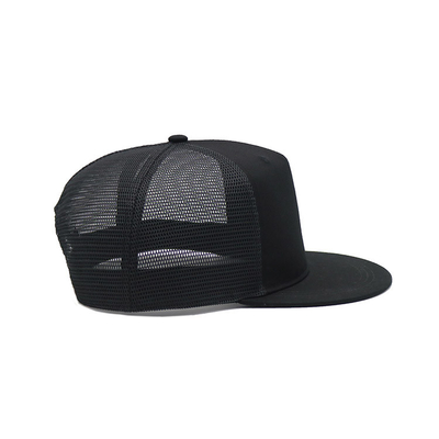 Unisex Custom 5 Panel Cotton Trucker Cap Dapat Mengatur Logo Anda