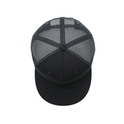 Unisex Custom 5 Panel Cotton Trucker Cap Dapat Mengatur Logo Anda