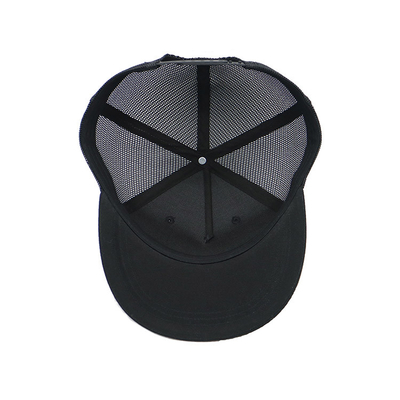 Unisex Custom 5 Panel Cotton Trucker Cap Dapat Mengatur Logo Anda