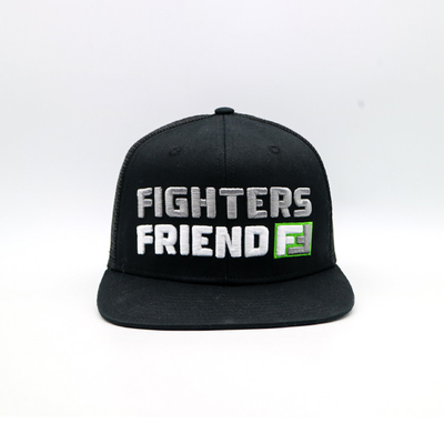 Topi Truk Bersulam / Snapback Topi Truk Dengan Snapback Plastik Dan Logo Khusus