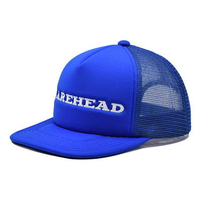 Logo bordir Semua Musim Topi 6-Panel Kap Konstruksi Dengan Sponge Visor Dan Panel Depan