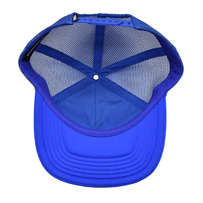 Logo bordir Semua Musim Topi 6-Panel Kap Konstruksi Dengan Sponge Visor Dan Panel Depan