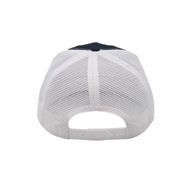 Disesuaikan bordir Eyelets 6 Panel Trucker Cap dengan Pre Curved Visor