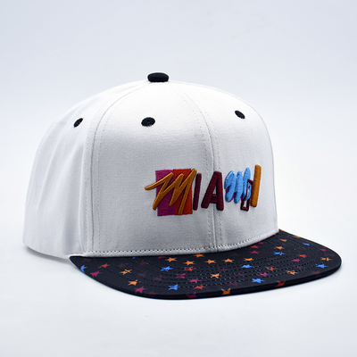 New Fashion Hip Hop Outdoor Sport 3d Puff Snapback Cap Logo bordir Custom Kualitas Tinggi Pria Wanita Flat Brim Snapback
