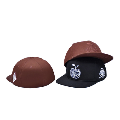 Logo bordir Custom Snapback Fitted Topi Cap Kualitas tinggi tertutup kembali Snapback Topi Untuk Pria
