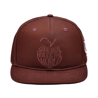 Custom embroidery logo tutup kembali Snapback topi berkualitas tinggi Sport 6 Panel Snapback topi