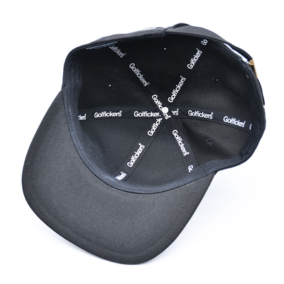 Custom Embroidery Logo 6 Panel Snapback Hat Cap Kualitas Tinggi Grosir Katun Pria Flat Bill Gorras Snapback Topi