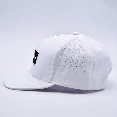 Grosir 5 Panel Flat Bill Snapback Hat Custom Oem Logo Snapback Cap Untuk Pria