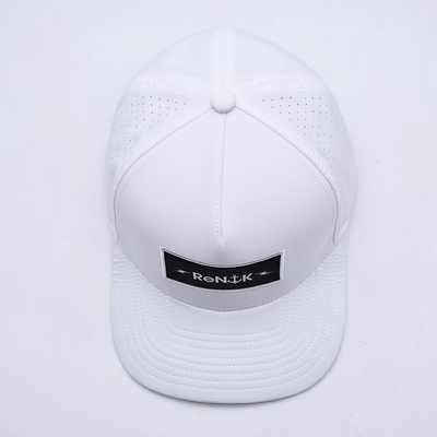 Grosir 5 Panel Flat Bill Snapback Hat Custom Oem Logo Snapback Cap Untuk Pria