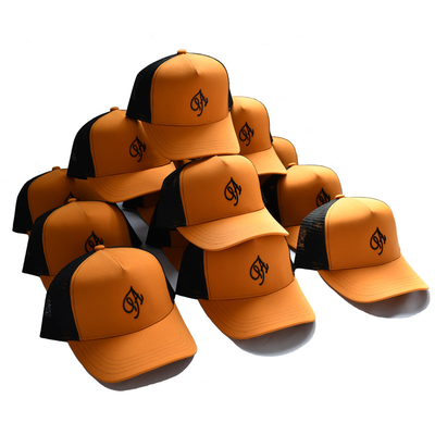 3D bordir Truker Cap topi dengan Premium Koton Sweatband